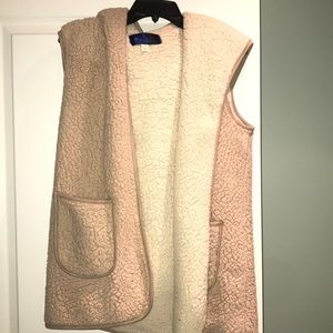 Francesca’s Sherpa Vest with Hood.